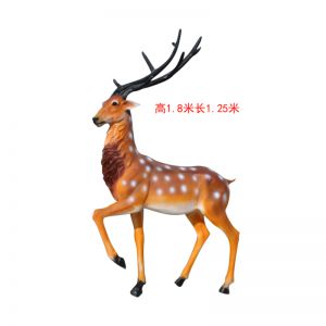 仿真梅花鹿玻璃鋼