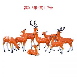 仿真梅花鹿 玻璃鋼