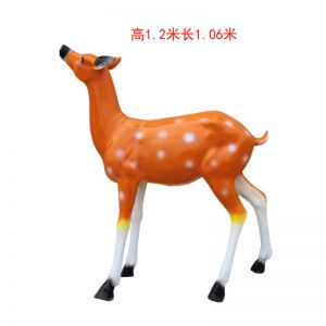 梅花鹿仿真玻璃鋼