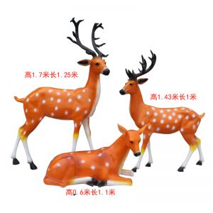 梅花鹿 仿真玻璃鋼