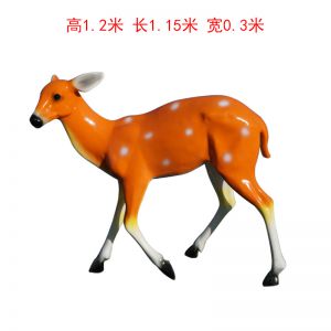 梅花鹿玻璃鋼仿真