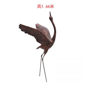 玻璃鋼仿銅仙鶴