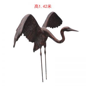 仿銅仙鶴玻璃鋼