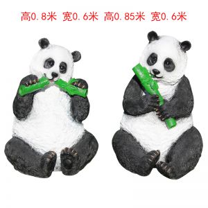 卡通玻璃鋼熊貓