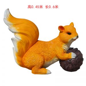 仿真松鼠玻璃鋼