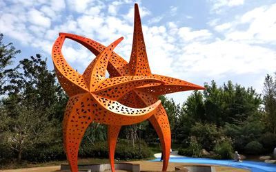 游樂(lè)園海星雕塑