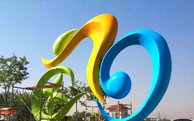 不銹鋼體育運動人物雕塑